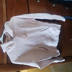 Champion crooped pink hoodie